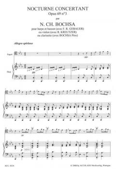 Nocturne Concertant C-Moll Op. 69/3 (Robert Nicolas-Charles Bochsa) 