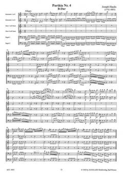Parthia B-Dur Bläsersextett ohne Hob (Joseph Haydn) 