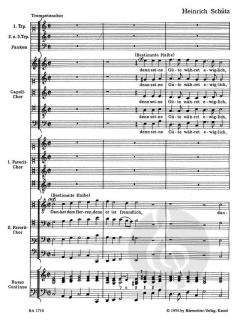 Danket dem Herren, denn er ist freundlich von Heinrich Schütz (Download) 