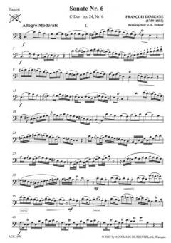 Sonate C-Dur Op. 24/6 (François Devienne) 