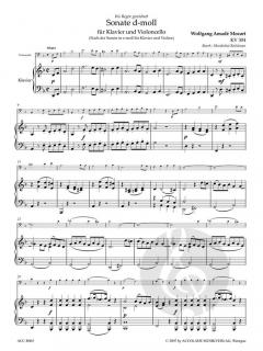 Sonate D-Moll KV 304 von Wolfgang Amadeus Mozart 