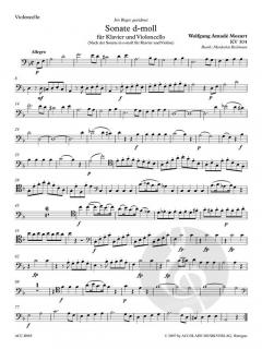 Sonate D-Moll KV 304 von Wolfgang Amadeus Mozart 