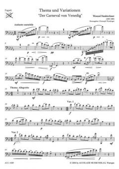 Thema und Variationen über Karneval in Venedig (Wenzel Neukirchner) 
