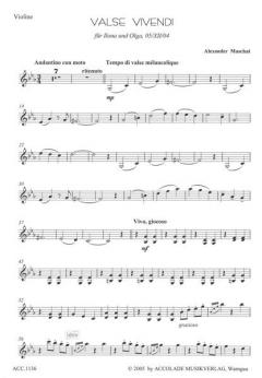Valse Vivendi von Alexander Maschat 