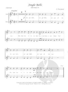 Traditional Christmas Duets For Clarinet 