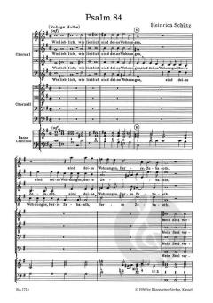 Wie lieblich sind deine Wohnungen SWV 29 (Wilhelm Ehmann) 