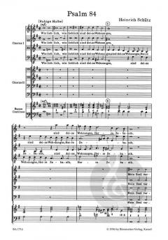 Wie lieblich sind deine Wohnungen SWV 29 (Wilhelm Ehmann) 