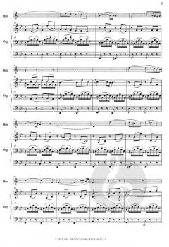 Laudate Dominum KV 339 (Ausgabe in B-Dur) von Wolfgang Amadeus Mozart für Horn und Orgel