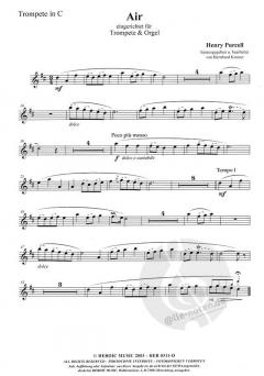 Air von Henry Purcell für Trompete & Orgel im Alle Noten Shop kaufen