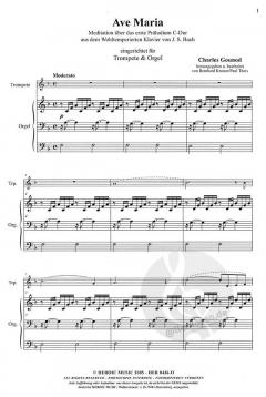 Ave Maria (Fassung F-Dur) von Johann Sebastian Bach 