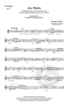 Ave Maria (Fassung F-Dur) von Johann Sebastian Bach 