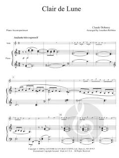 Clair De Lune von Claude Debussy 