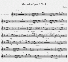 Mazurka Op. 6 No.3 (Frédéric Chopin) 