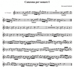 Canzona per sonare I (Giovanni Gabrieli) 
