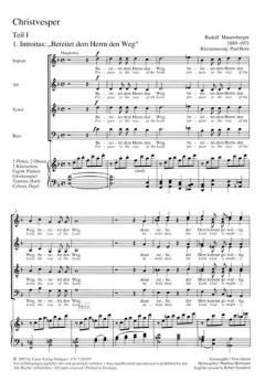 Christvesper der Kruzianer RMWV 7 (Rudolf Mauersberger) 