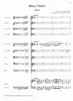 Missa Valete (Andreas Hofer) 