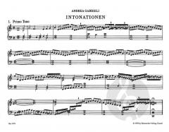 Intonationen von Andrea Gabrieli 