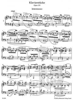 Klavierstücke op. 119 von Johannes Brahms im Alle Noten Shop kaufen