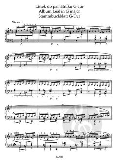 Stammbuchblätter von Bedrich Smetana 