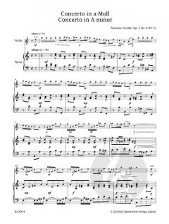 Concerto a-Moll op. 3/6 von Antonio Vivaldi 