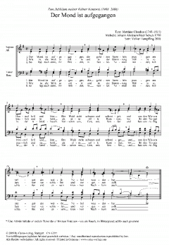 Hempfling: Der Mond ist aufgegangen [3 Sätze] 