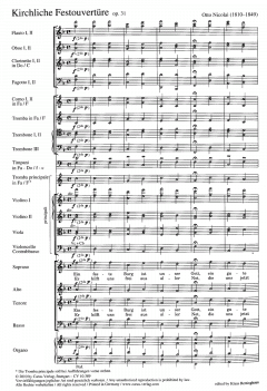 Ein feste Burg ist unser Gott von Otto Nicolai 
