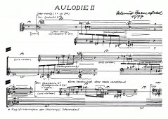 Aulodie aus 'Odeion' nach Hölderlin von Helmut Bornefeld 