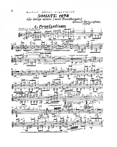 Sonate 1978 BoWV 150 von Helmut Bornefeld 