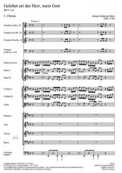 Gelobet sei der Herr, mein Gott von Johann Sebastian Bach 