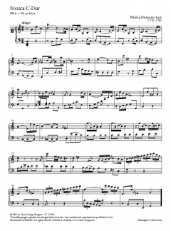Gesamtausgabe Band 1 (Wilhelm Friedemann Bach) 