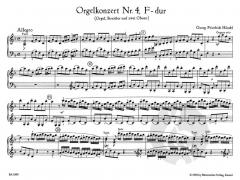Orgelkonzerte op. 4 Heft 2 von Georg Friedrich Händel im Alle Noten Shop kaufen