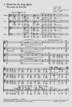 Grieg: Fire Salmer (Edvard Grieg) 