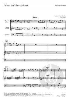 Eberlin: Missa in C 1100201 (Johann Ernst Eberlin) 