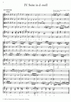 Suite Nr. IV in d-Moll (Rupert Ignaz Mayr) 