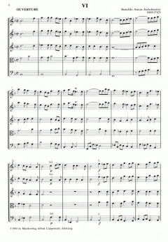 Serenade Nr. VI in B-Dur von Benedikt Anton Aufschnaiter 
