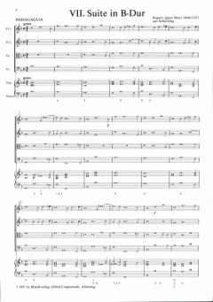 Suite Nr. VII in B-Dur (Rupert Ignaz Mayr) 