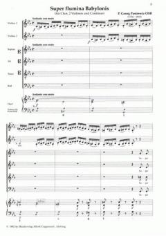 Super flumina Babylonis (Georg Pasterwitz) 