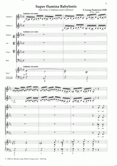 Super flumina Babylonis (Georg Pasterwitz) 