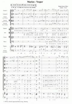 Marien-Vesper I (Rupert Ignaz Mayr) 