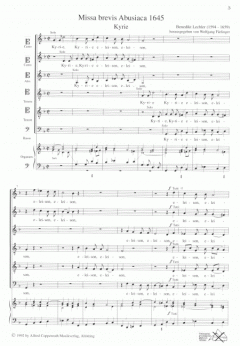 Missa brevis Abusiaca (Benedikt Lechler) 