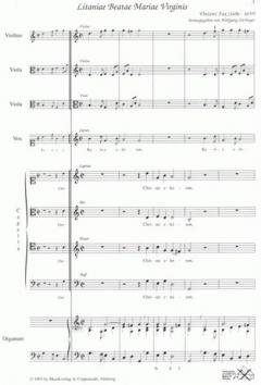 Litaniae Beatae Mariae Virginis von Vinzenz Fux (Download) 