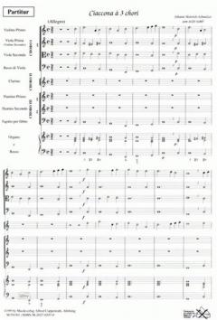Ciaccona a 3 chori (Johann Heinrich Schmelzer) 