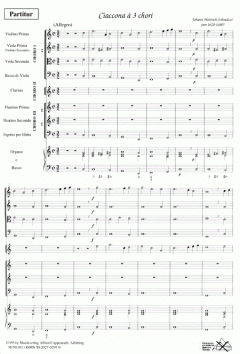 Ciaccona a 3 chori (Johann Heinrich Schmelzer) 