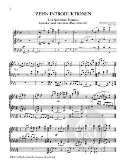 Zehn Introduktionen für Orgel von Hermann Schroeder im Alle Noten Shop kaufen