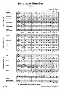 Herr, unser Herrscher SWV 27 (Heinrich Schütz) 