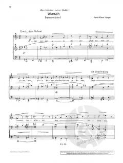 2 Lieder von Hans-Klaus Langer 