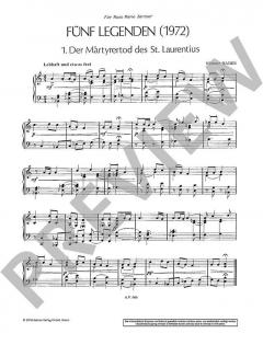 Fünf Legenden von Widmar Hader 