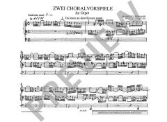 Zwei Choralvorspiele WV 17 von Markus Lehmann 