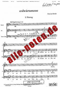 erdwärtsmesse für vierstimmigen gemischten Chor (Peter Jan Marthé) 