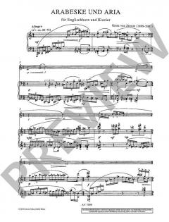 Arabeske und Aria von Grete von Zieritz für Englischhorn und Klavier im Alle Noten Shop kaufen